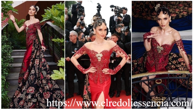 Gaya Ikonik Cinta Laura Kenakan Wastra Batik